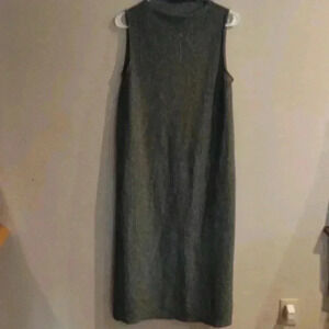 Zara women's green sleeveless sweater maxi‎ dress size small